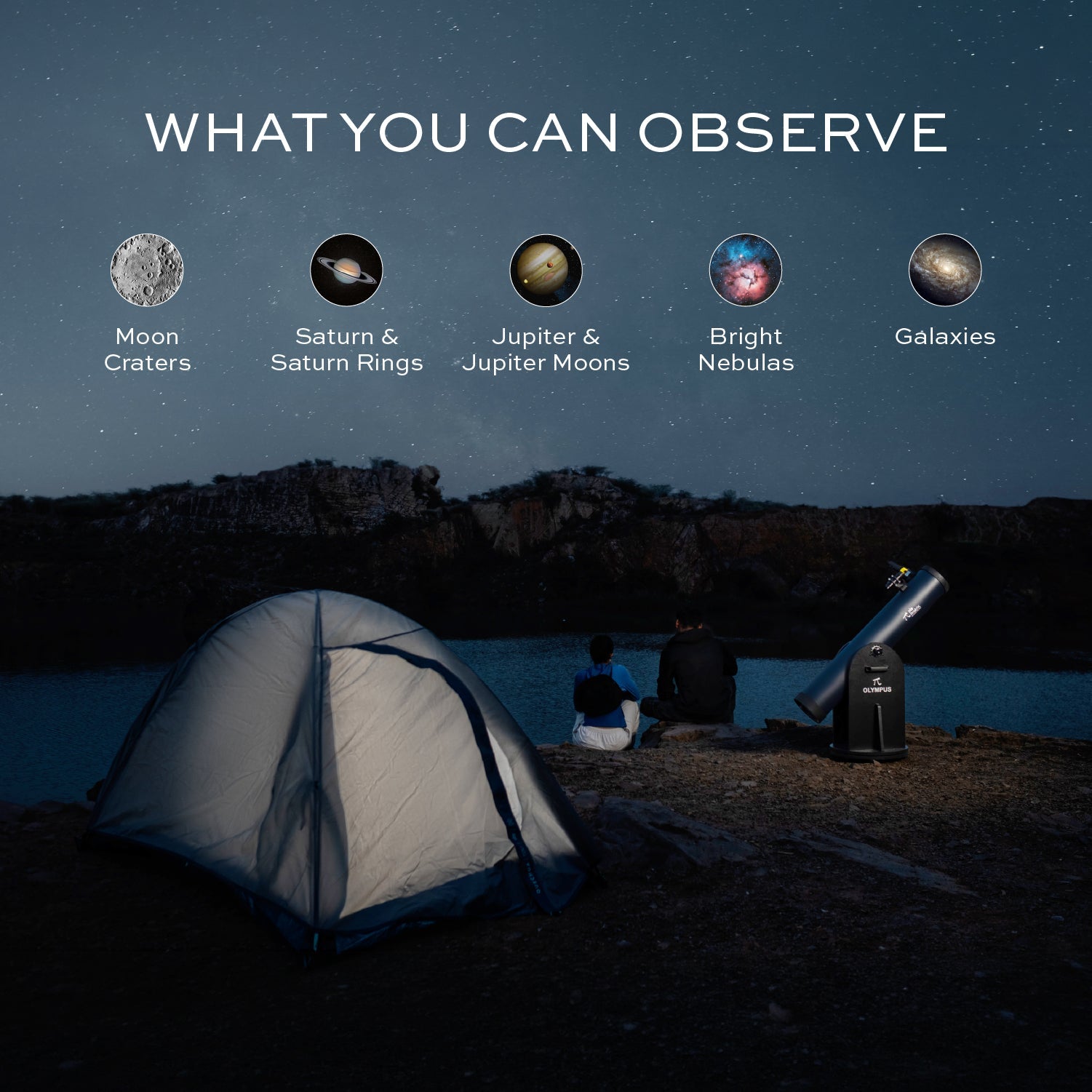 Olympus- 6 inch Dobsonian Telescope - Pie Matrix
