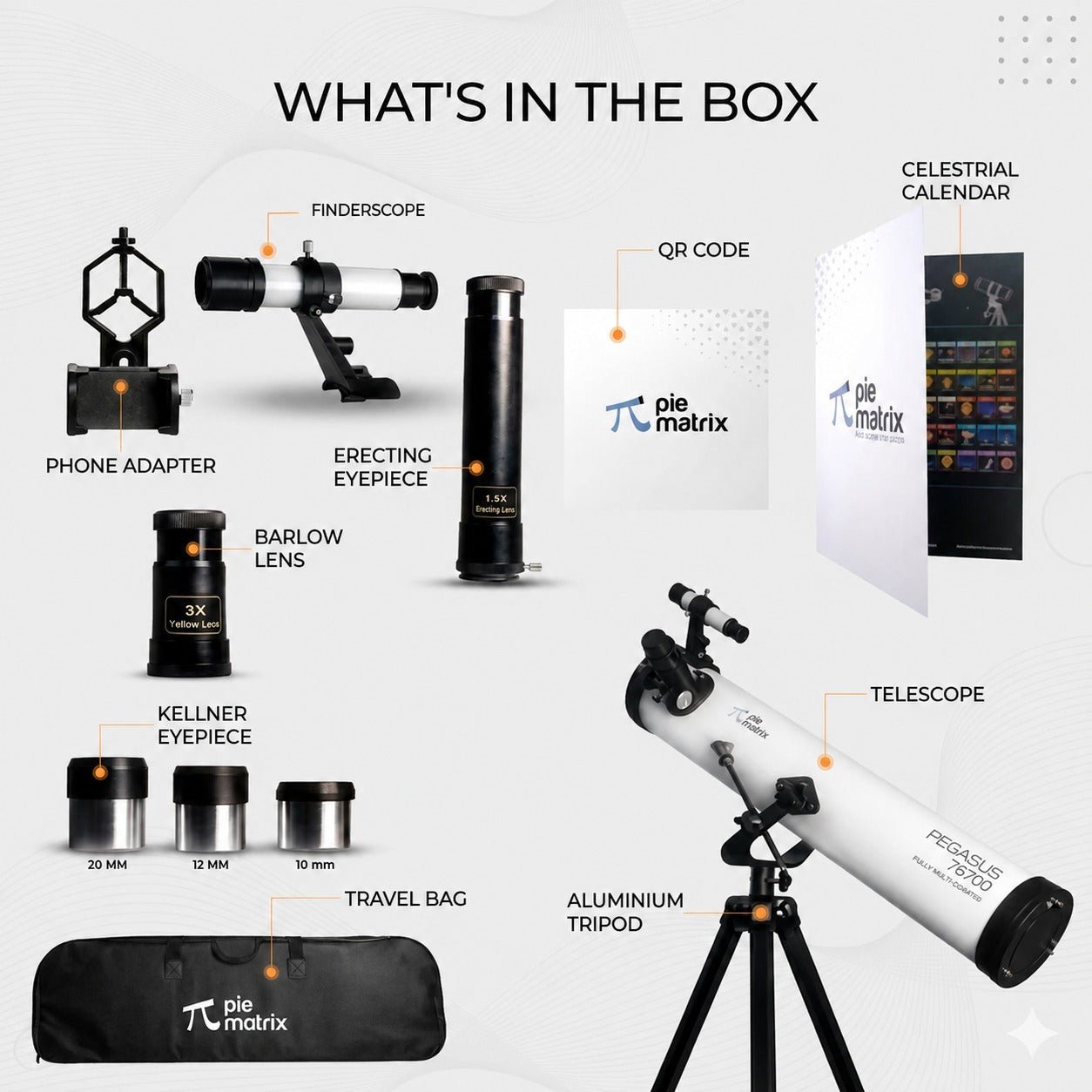 Pegasus 76700 Reflector Telescope - Telescopes - Pie Matrix
