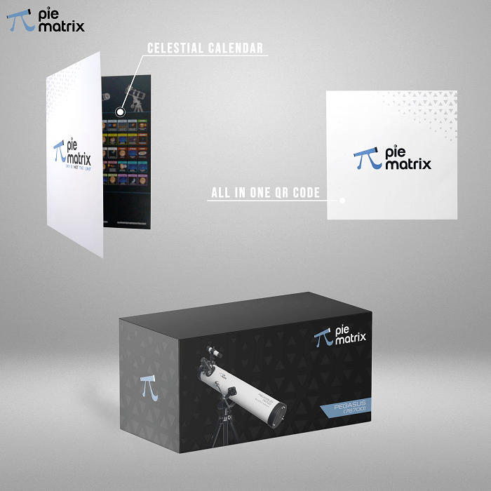 Pegasus calendar and qr code