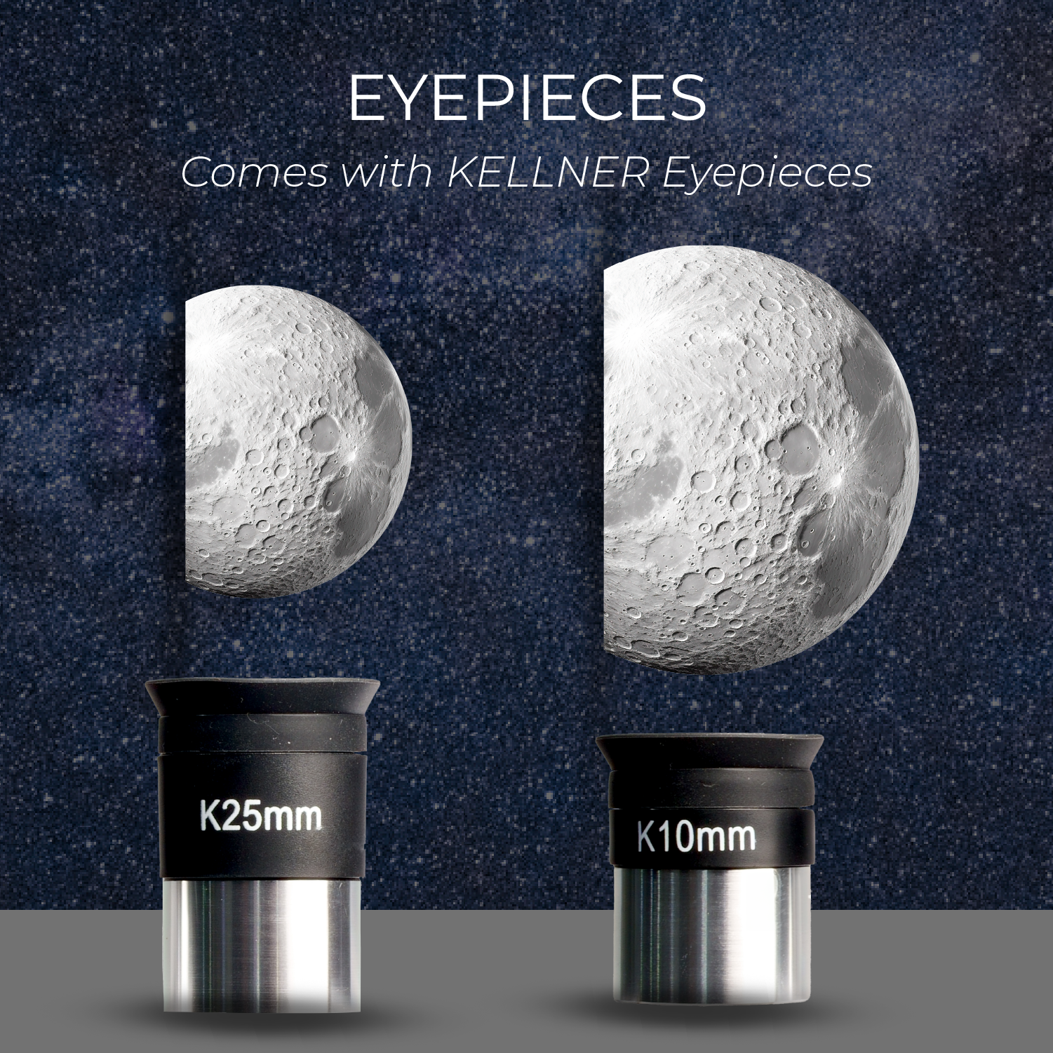 Eyepieces Moon