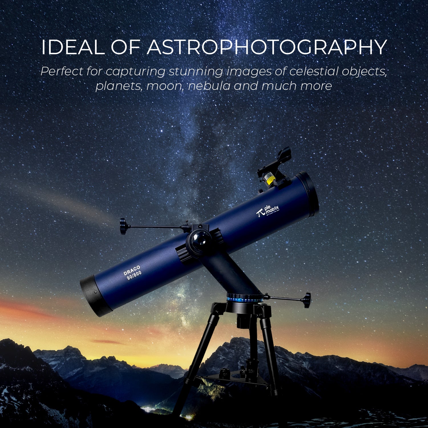 Draco  90/800 Reflector Telescope