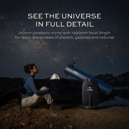 Titan - 8 Inch  Professional Dobsonian Telescope