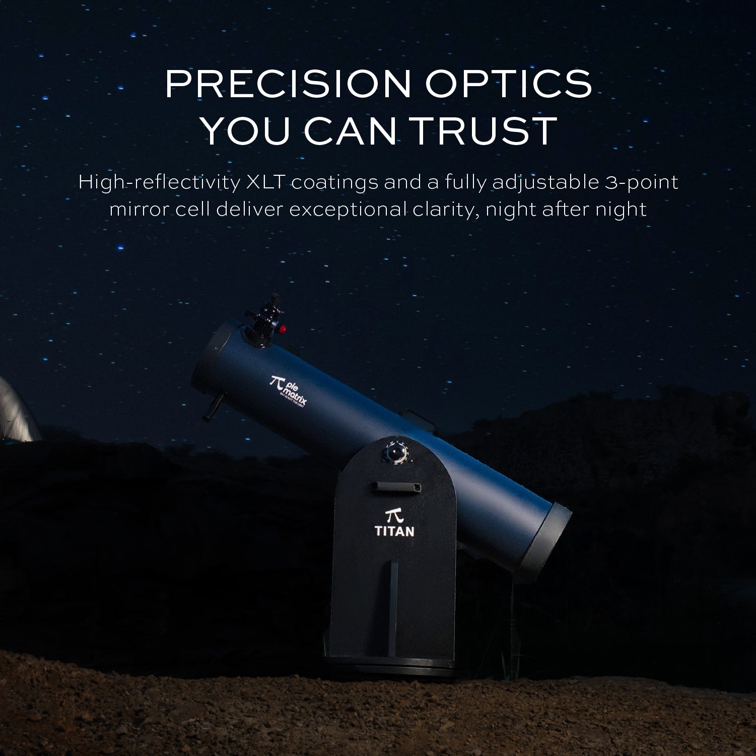 Titan - 8 Inch  Professional Dobsonian Telescope