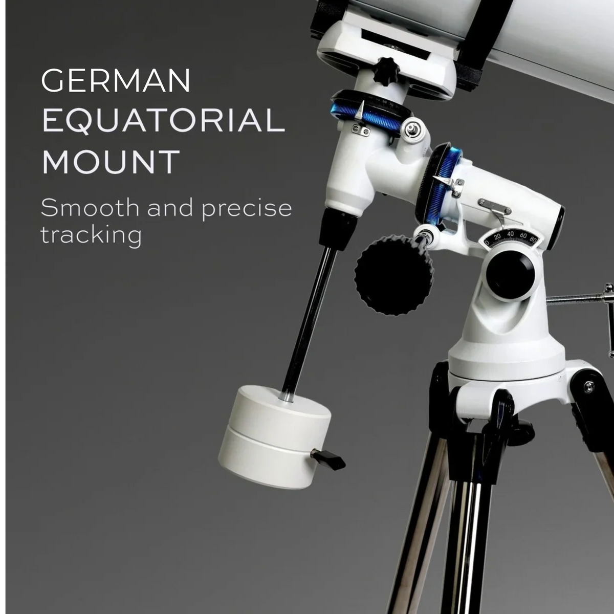 Helix Reflector Telescope with Motor Drive
