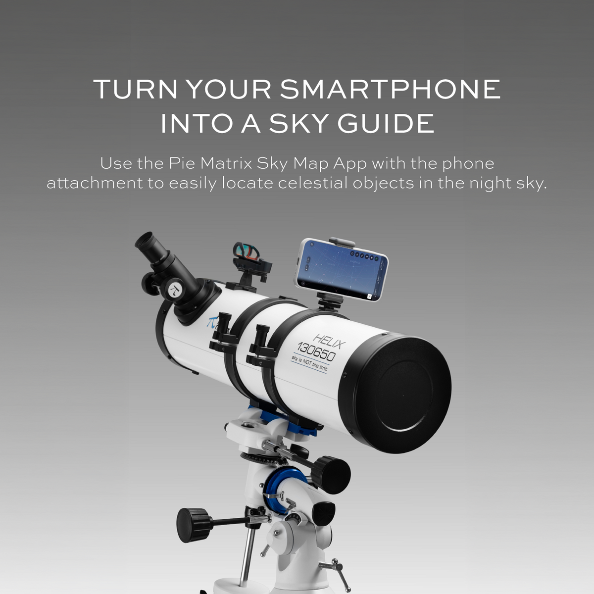 Helix Reflector Telescope with Motor Drive