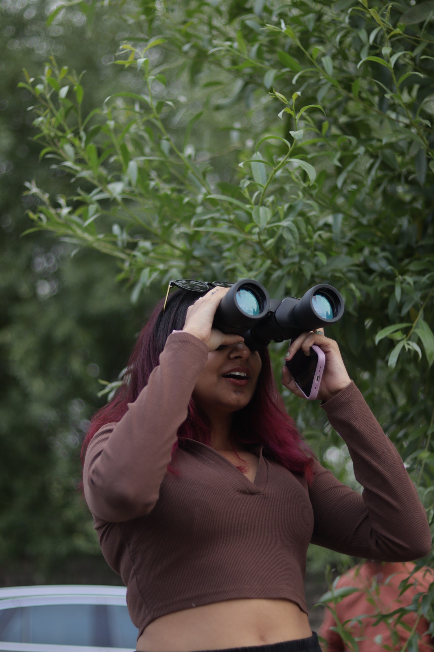 Girl with Binoculars