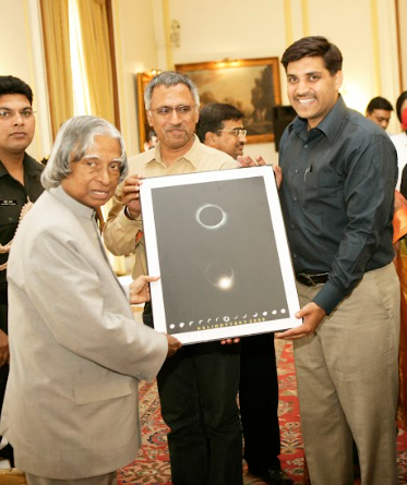 picture with APJ Abdul Kalam