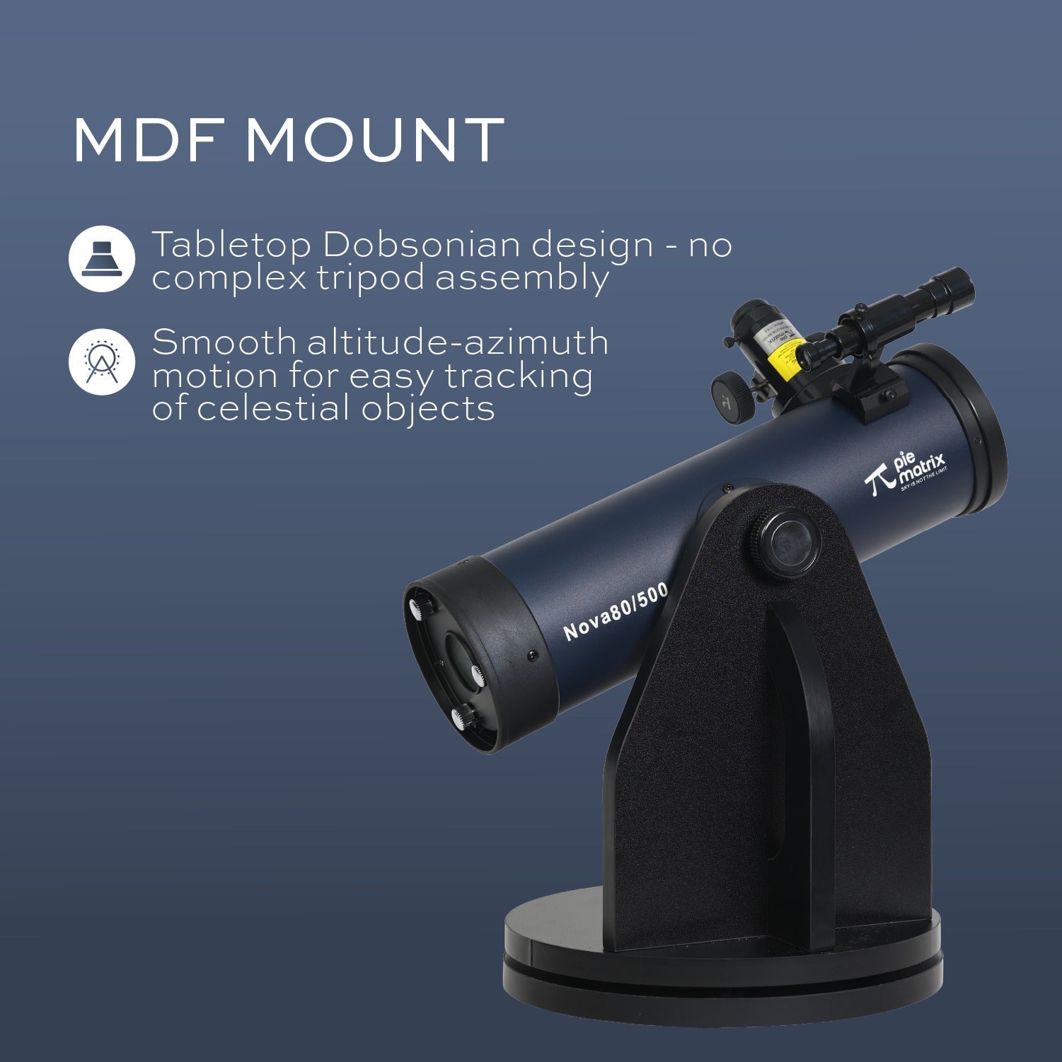 Nova - Table Top Dobsonian - Telescopes - Pie Matrix
